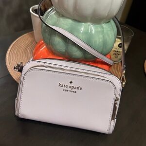 kate spade Light Gray Crossbody Bag